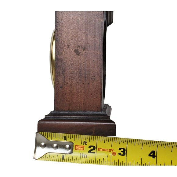 Vintage Howard Miller Mantel Clock Quartz 612-350 Wood Battery Alarm READ Parts - Picture 11 of 16